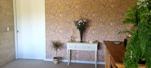 Customer photo review of Echappee Wallpaper - Jaune Zenith
