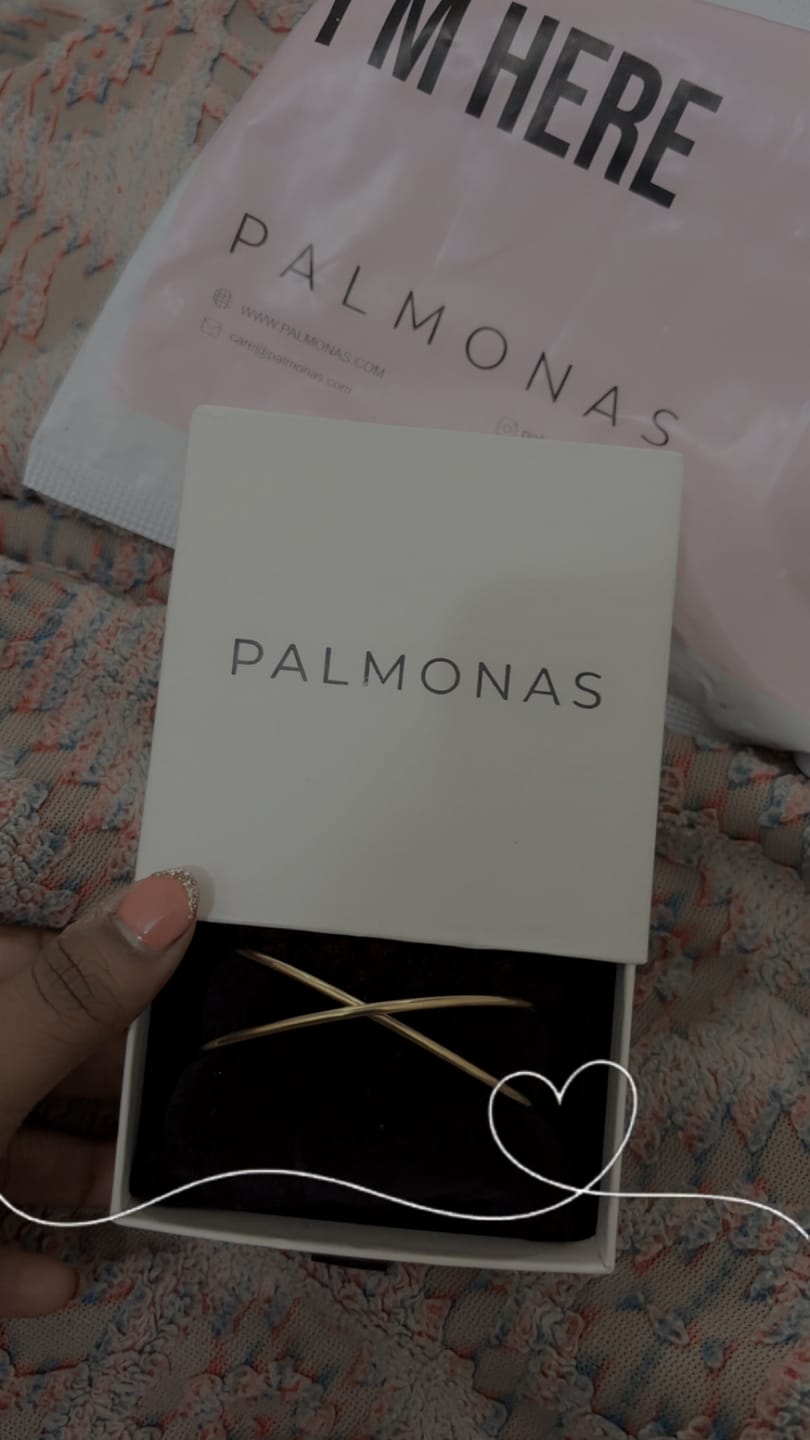Customer photo review of Golden Crossover Kada Bracelet