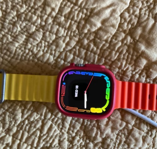 Customer photo review of Silicone Case for Apple Watch Ultra