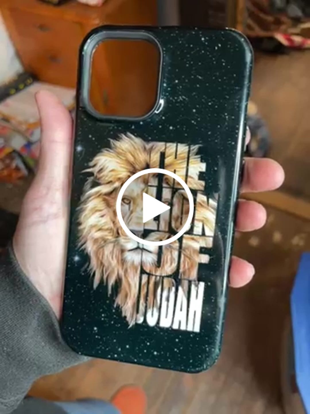 Customer video review of Jesus the Lion of Judah phone case - Christian phone cases