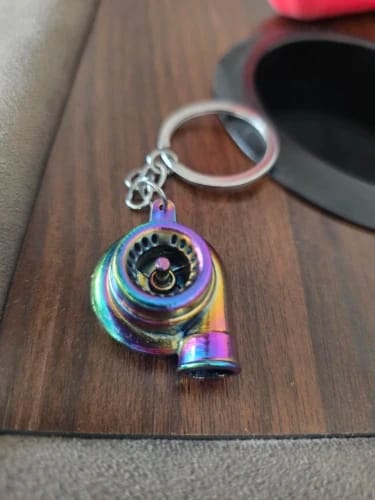 Customer photo review of Mini Turbo Keychains