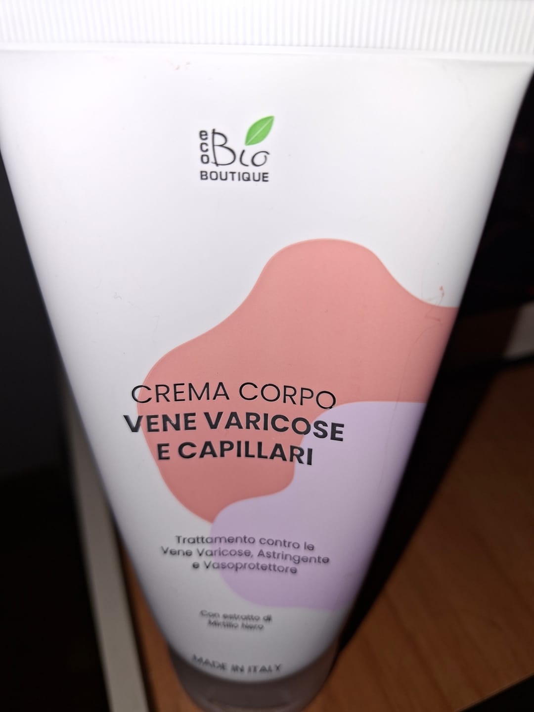 Customer photo review of Crema Vene Varicose e Capillari