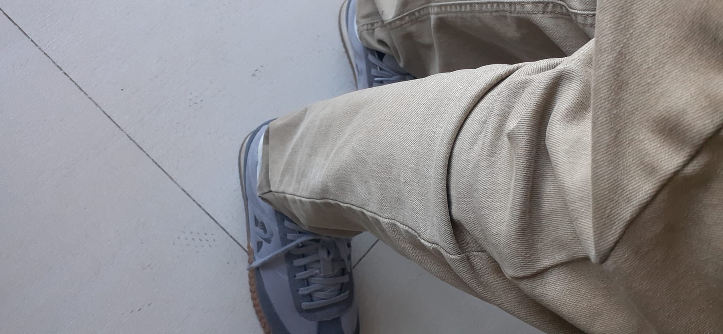 Customer photo review of Zapatillas Le Coq Sportif Veloce Action Gris Beige