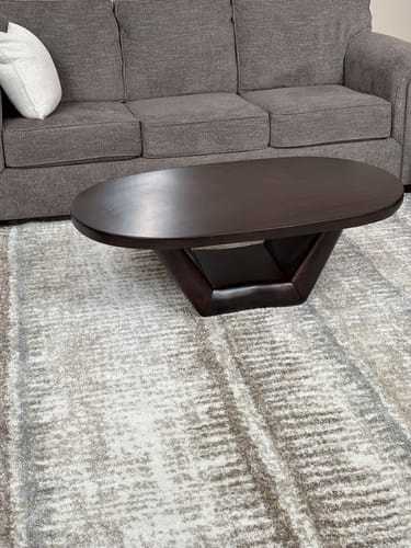 Customer photo review of Handcrafted Wooden Live Edge Coffee Table For Living Room Halloween Style