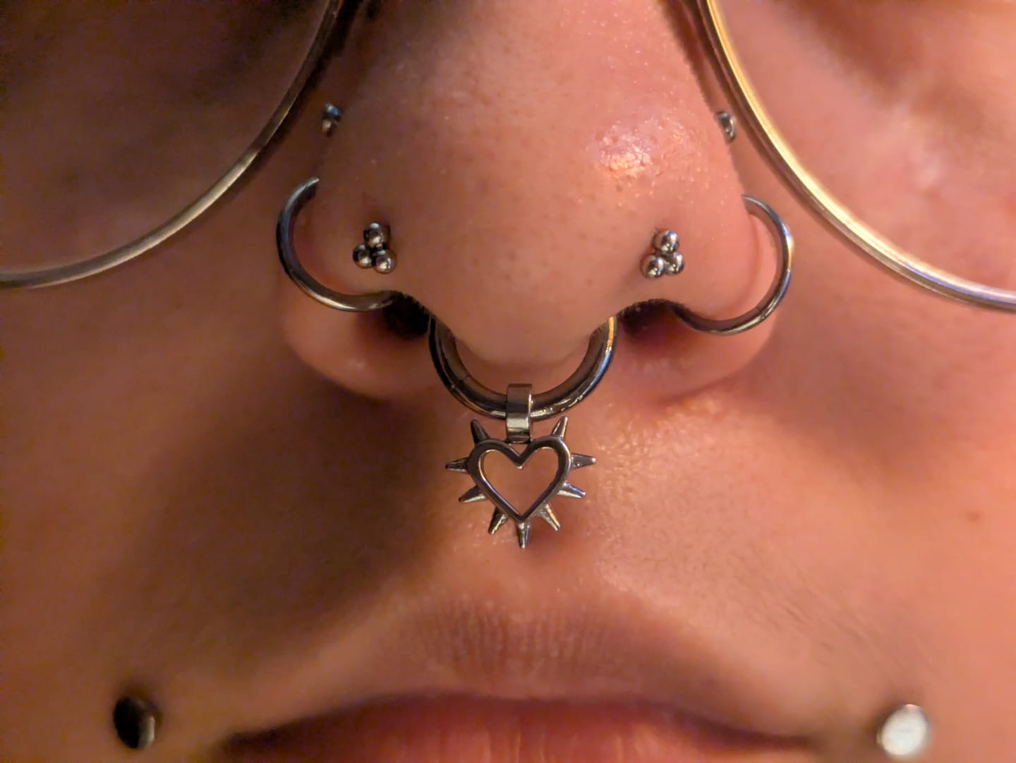 Customer photo review of SPIKED HEART SEPTUM