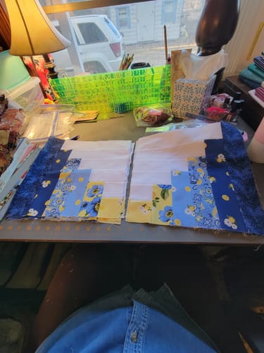 Customer photo review of Block Of The Month - Sunshine Blooms (113.5" x 113.5")