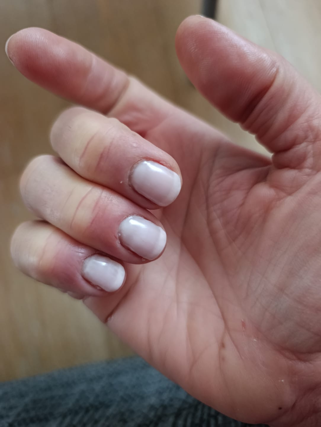 Customer photo review of Smalto Semipermanente LCI -  Latte trasparente rosino