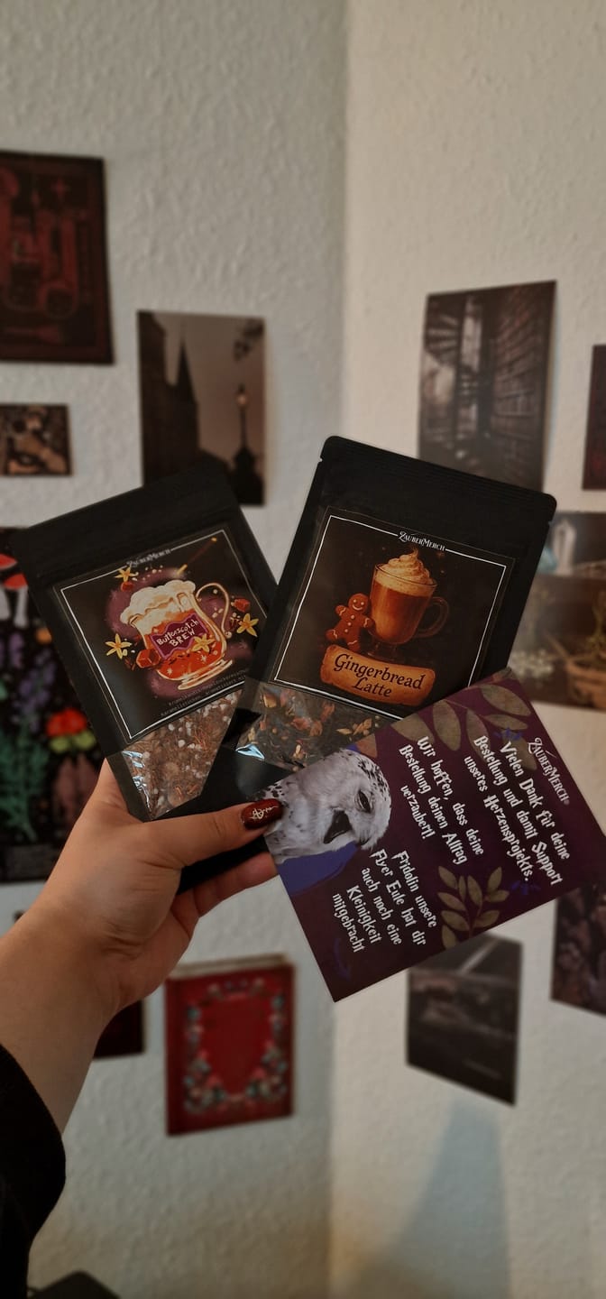 Customer photo review of Gingerbread Latte – Weihnachtlicher Schwarztee mit Mandel & Vanille | Limitierter Winter Tee