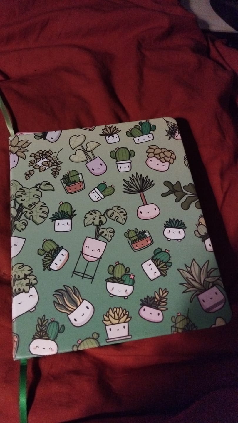 Customer photo review of All The Plants - A5 wide yearly planner