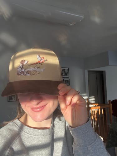 Customer photo review of Upland Corduroy Brim Hat