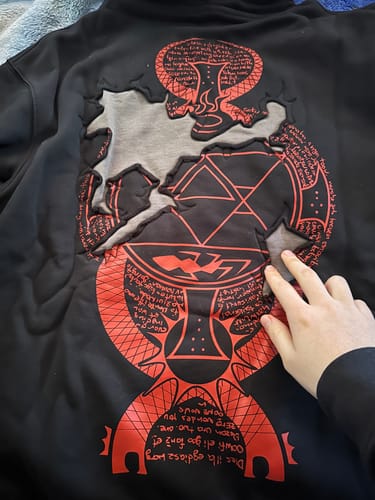 Customer photo review of Fire Alchemy Hoodie