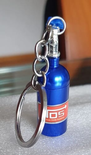 Customer photo review of Mini NOS Nitrogen Bottle Keychains