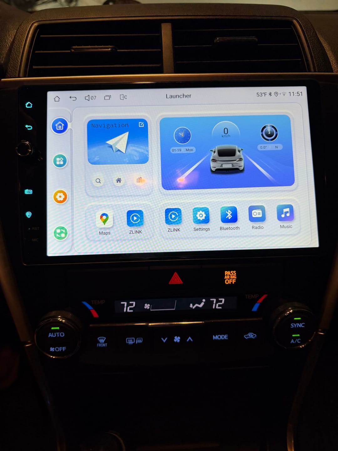 Customer photo review of Toyota Camry 2015-2017 (US Version) — Premium 10.1” CarPlay & Android Auto Head Unit