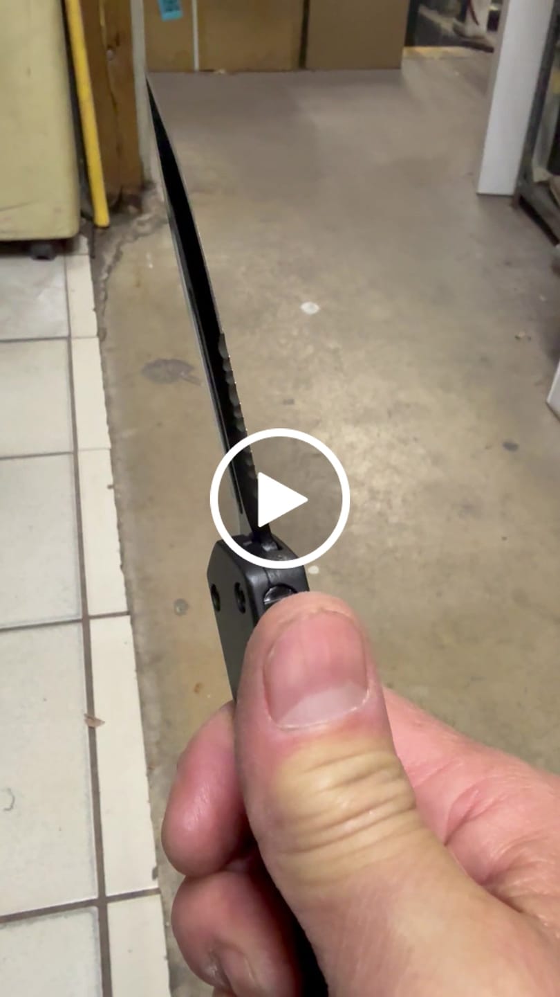 Customer video review of Black Ghost OTF Knife (Multiple Blade Styles Available)
