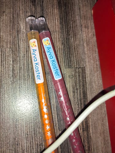 Customer photo review of Colour Skinny Labels - Designer themes