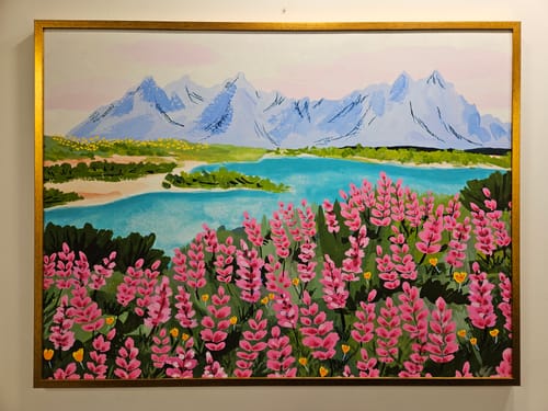 Customer photo review of Vestrahorn Wall Art Print