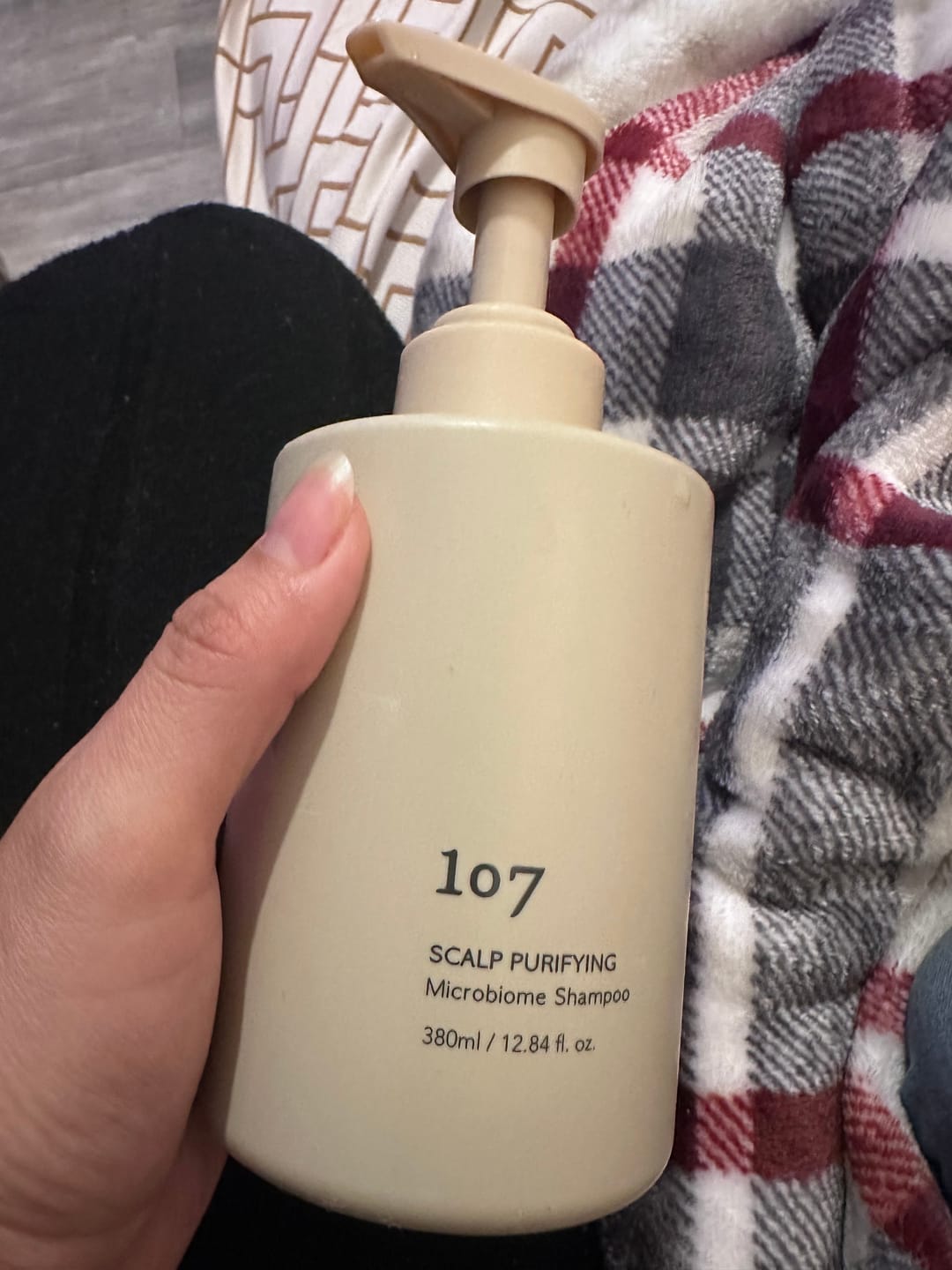 Customer photo review of [107] SCALP PURIFYING Microbiome Shampoo 380ml