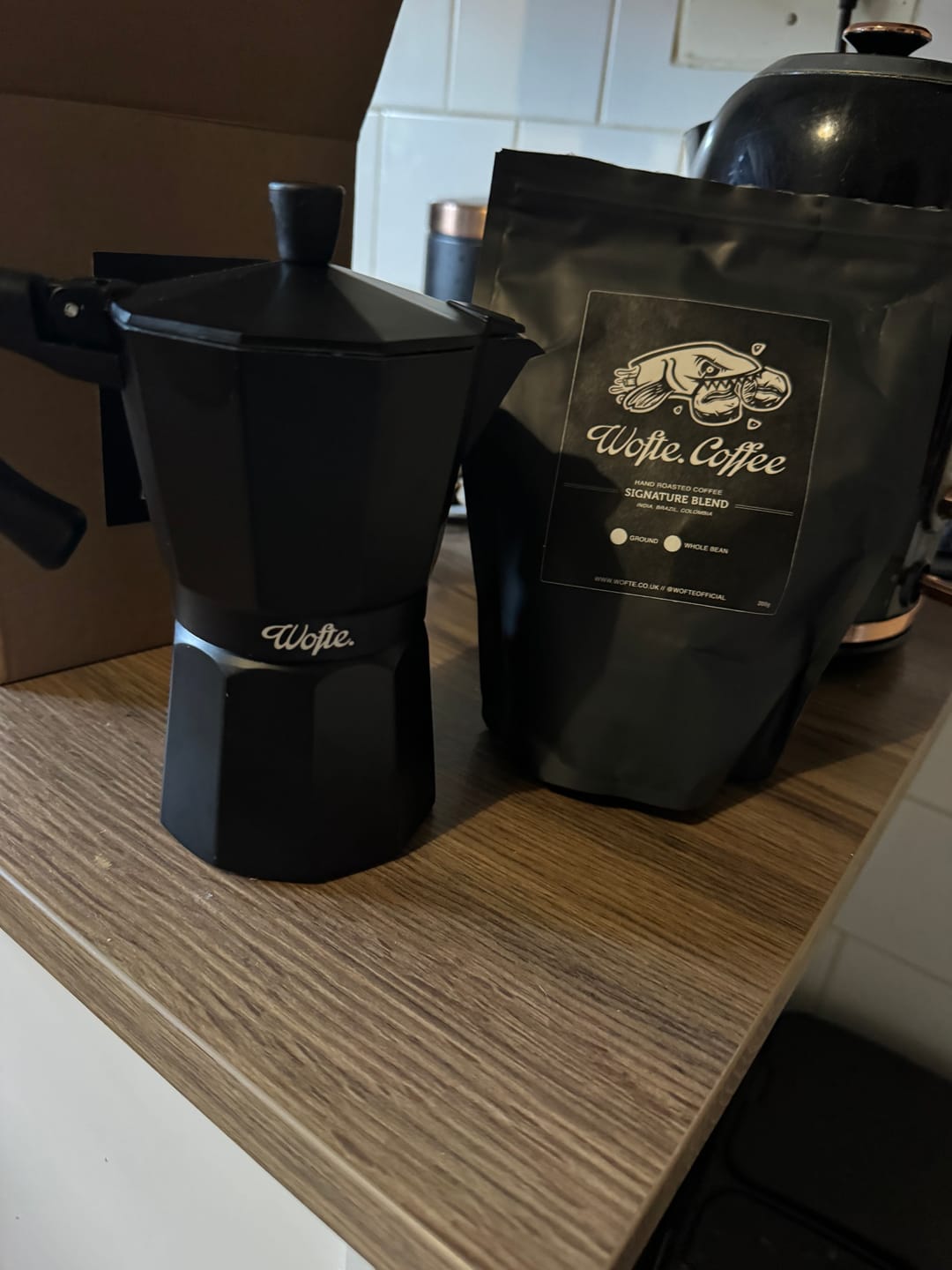 Customer photo review of Wofte Coffee Signature Blend 200g - Ground