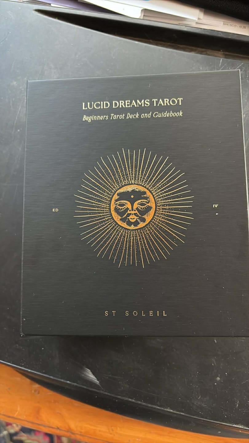 Customer photo review of Lucid Dreams Beginners Tarot • Black Eclipse {EDITION 4}