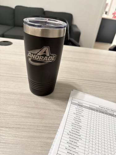 Customer photo review of (6 Pieces) Laser Engraved Tumbler | 20 oz