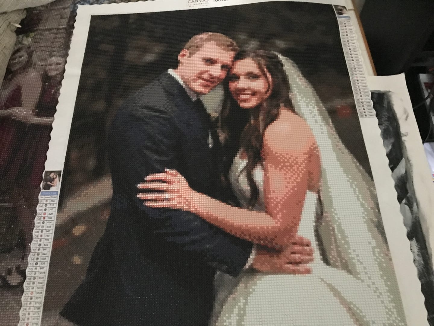 Customer photo review of Custom Diamond Painting