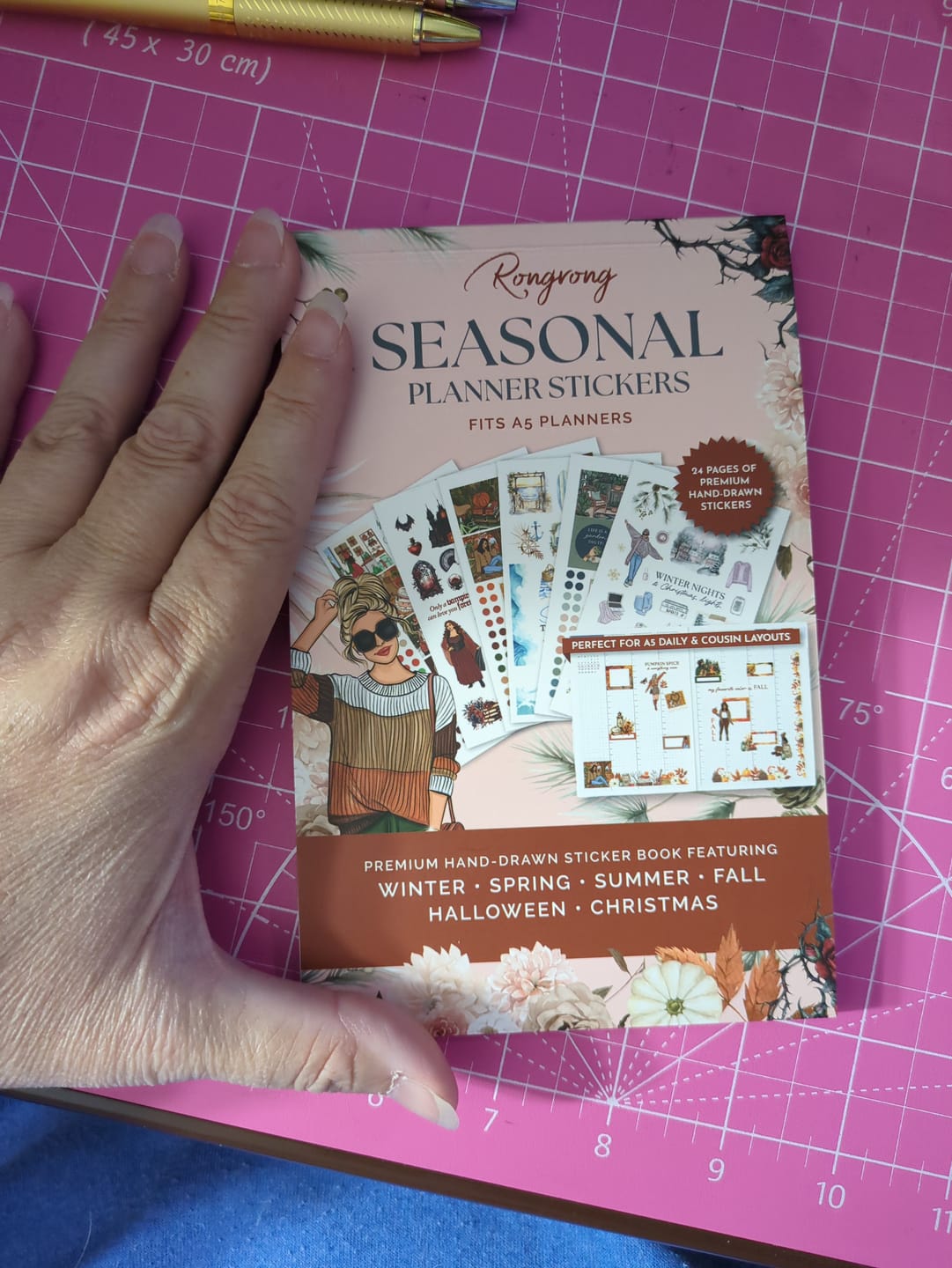 Customer photo review of Seasonal Hobonichi Sticker Book