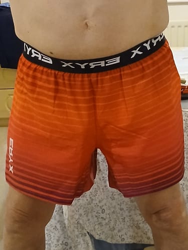 Customer photo review of Eryx Dawn High Split MMA Shorts