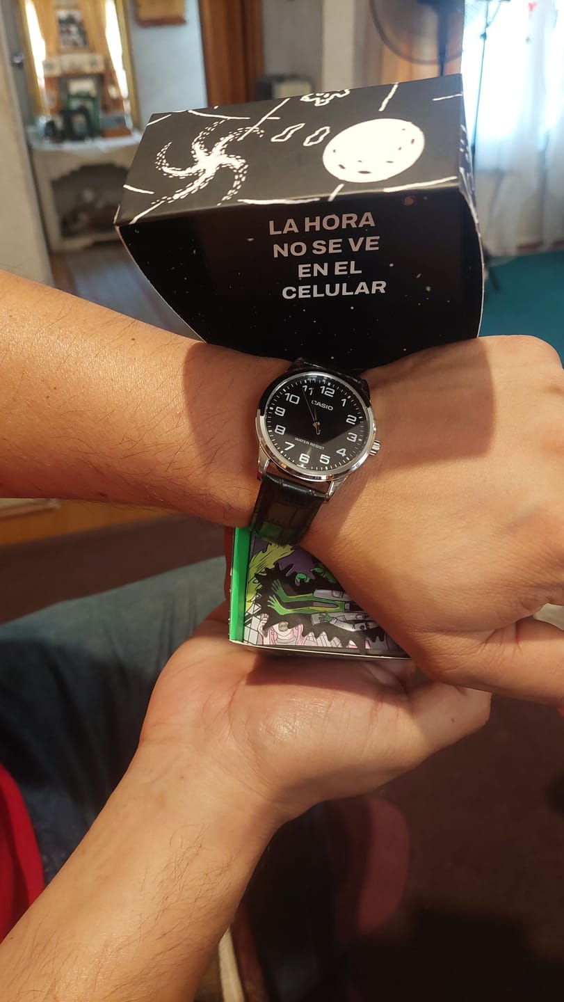 Customer photo review of Reloj Casio Análogo MTP-V001L-1BUDF Negro Correa de Cuero
