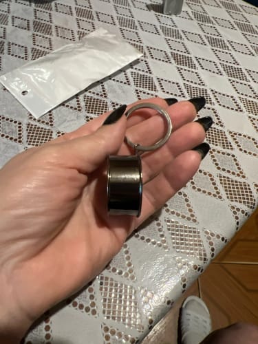 Customer photo review of Mini Wheel Keychains