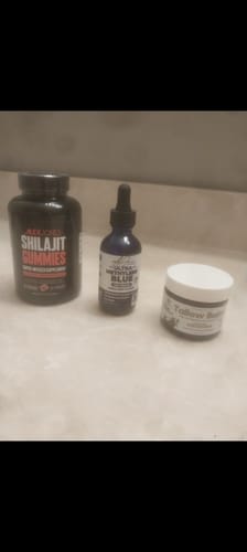 Customer photo review of Ultra Methylene Blue - Fresh Mint Flavor (50mL) (50 Servings)