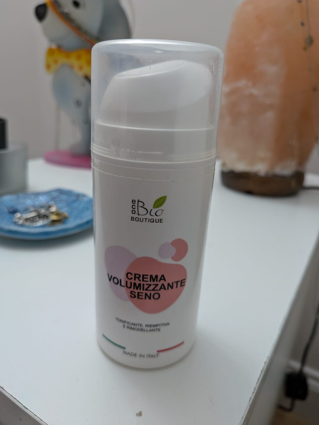 Customer photo review of Crema Volumizzante Seno
