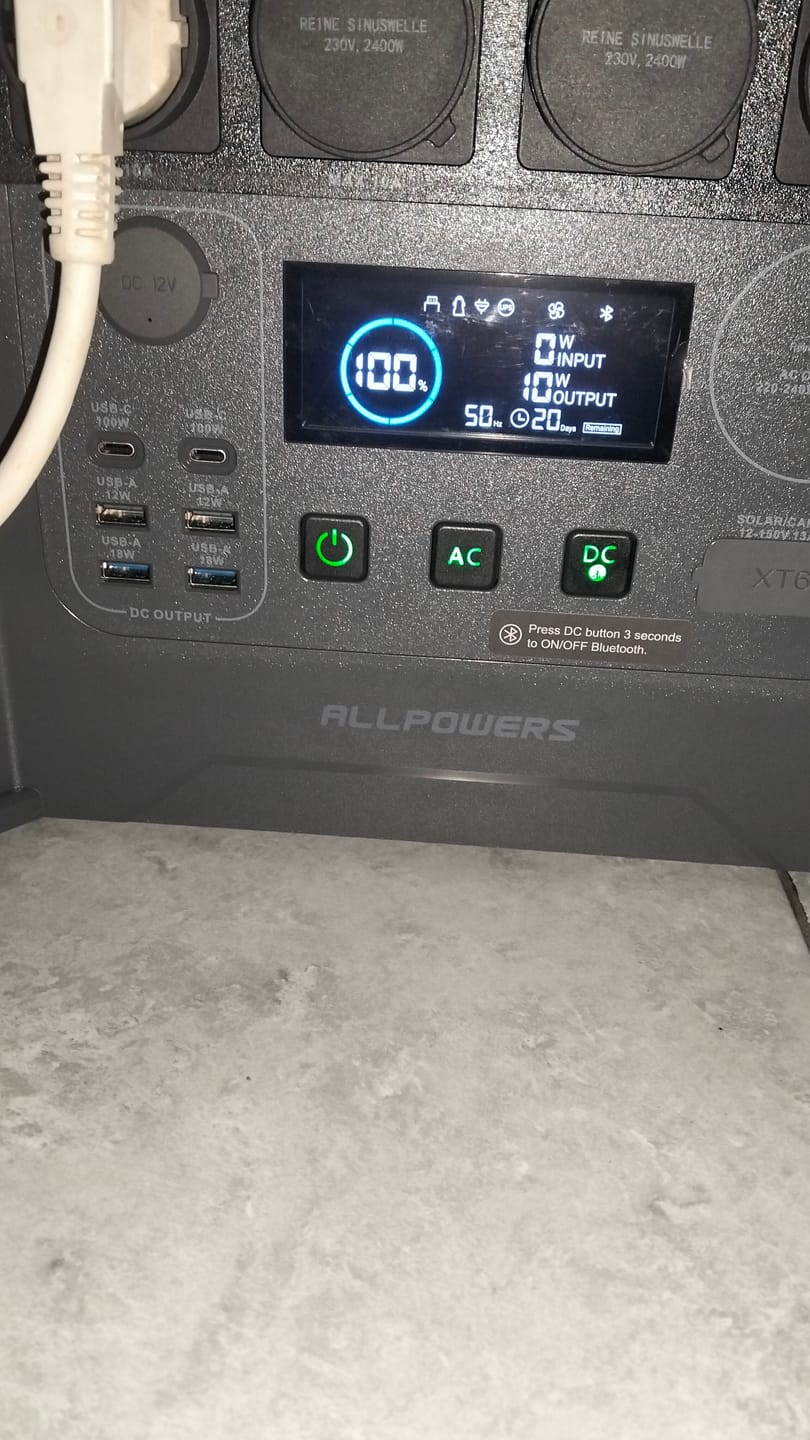 Customer photo review of ALLPOWERS S2000 Pro Portable Power Station 2400W 1451Wh