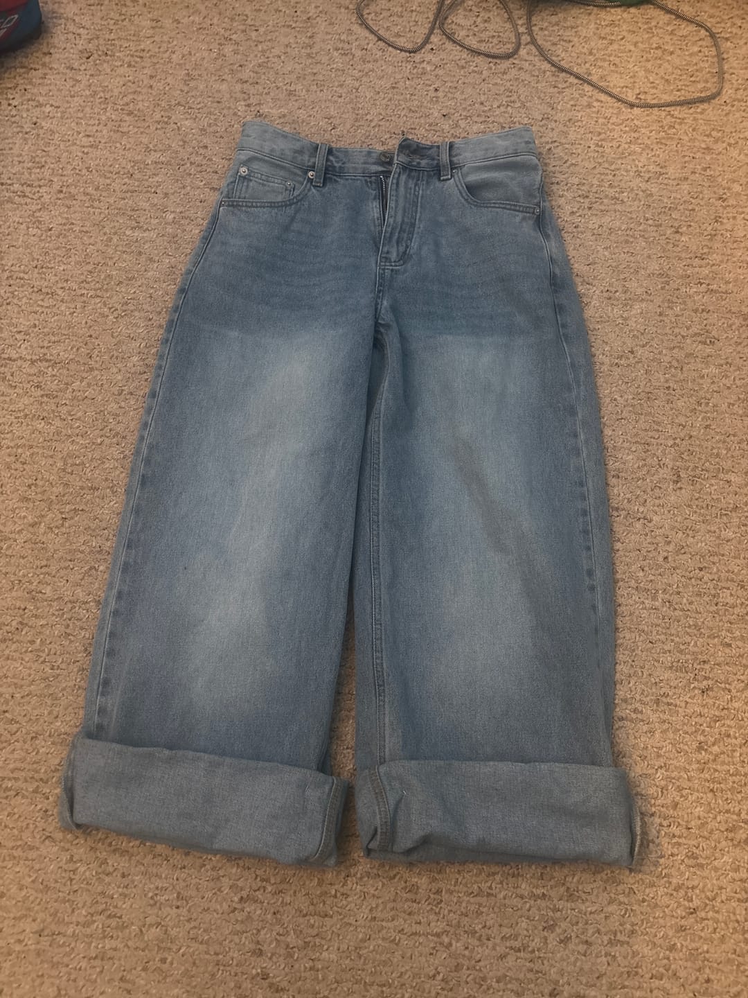 Customer photo review of Cloud Grey Baggy Sweatpants