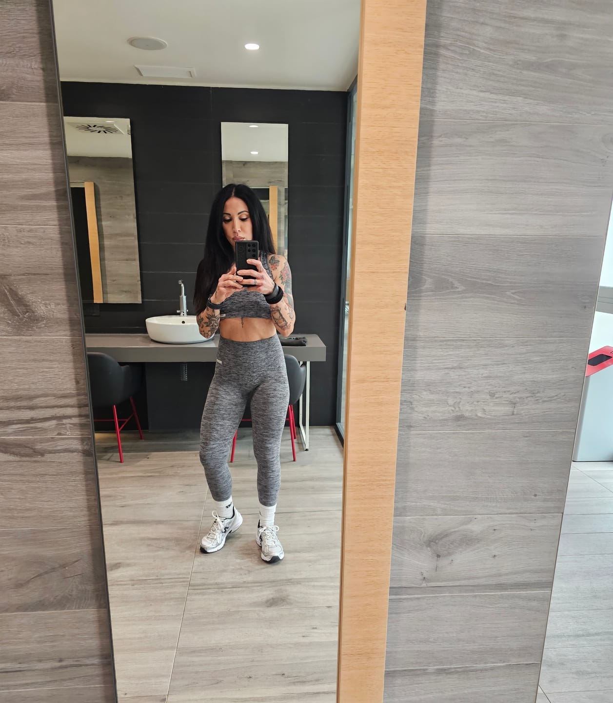 Customer photo review of Leggings Push Up Pulsar Nero