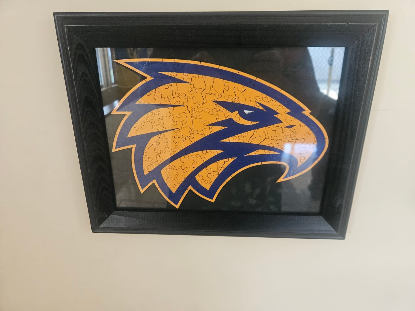 Customer photo review of West Coast Eagles FC Logo - Wooden Puzzle