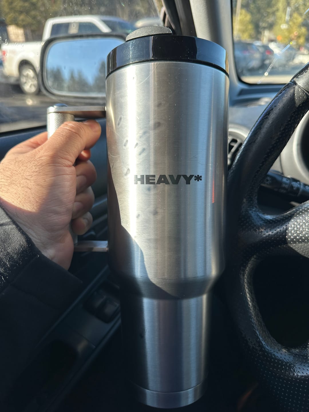 Customer photo review of HEAVY* Tumbler