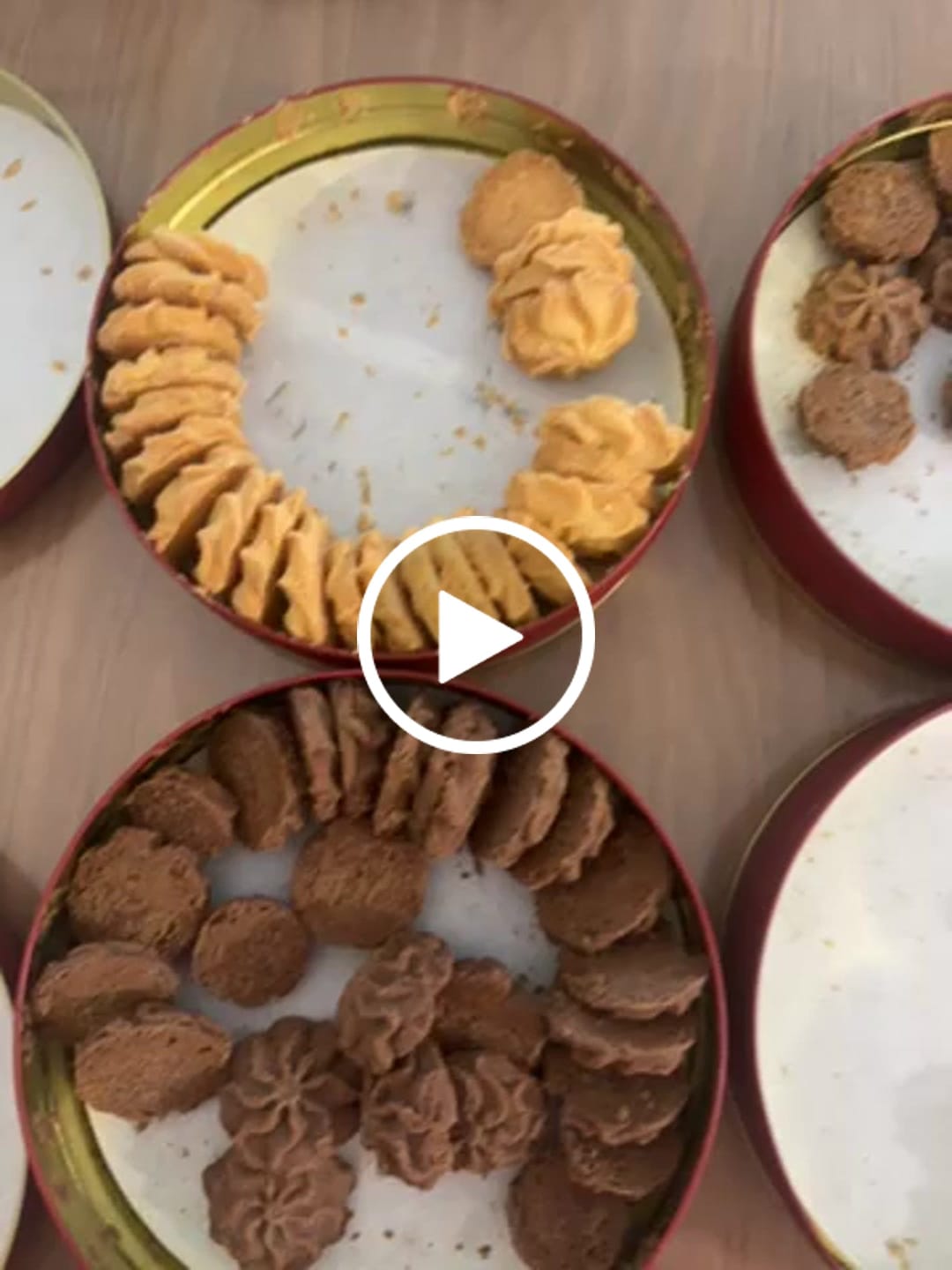 Customer video review of 4 Flavours Lowrey Butter Cookies 4 Tins Value Pack
