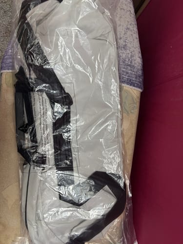 Customer photo review of ReFraction™ Packable Duffle (White) - 25L