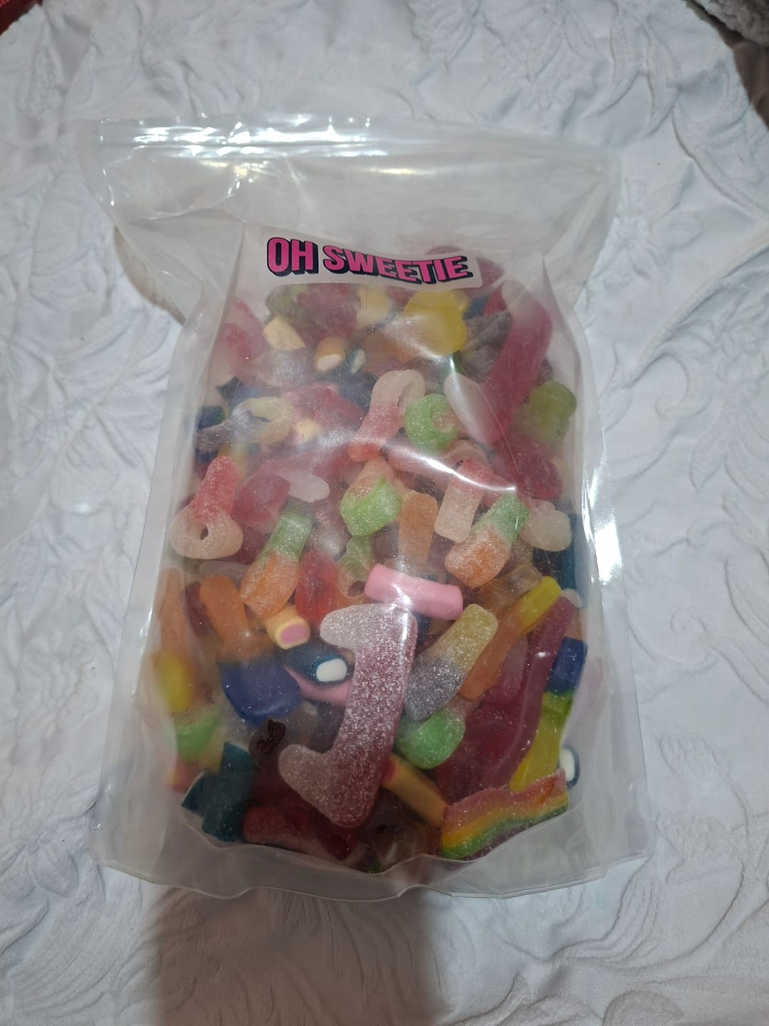 Customer photo review of Build Your Own Pick and Mix Sweets Bag – Over 100 to Choose From