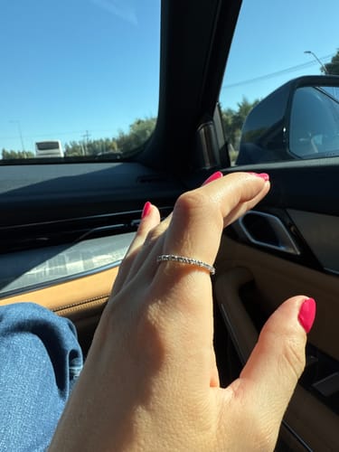 Customer photo review of ANILLO TRIANGLE PLATA