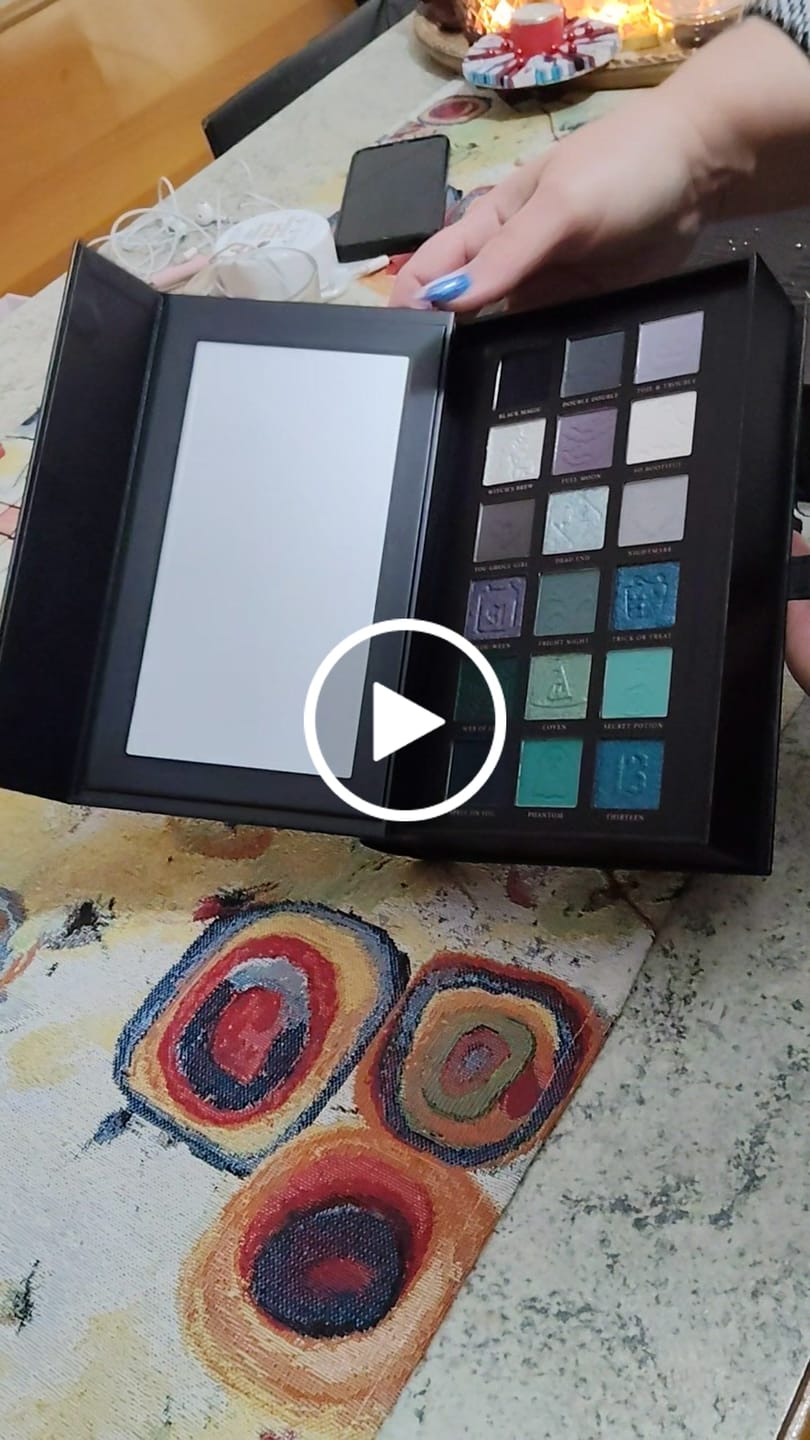 Customer video review of P. Louise A Droplet Of Magic Halloween Eyeshadow Palette