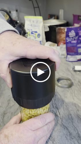 Customer video review of Mason Genie® Vacuum Sealer Kit