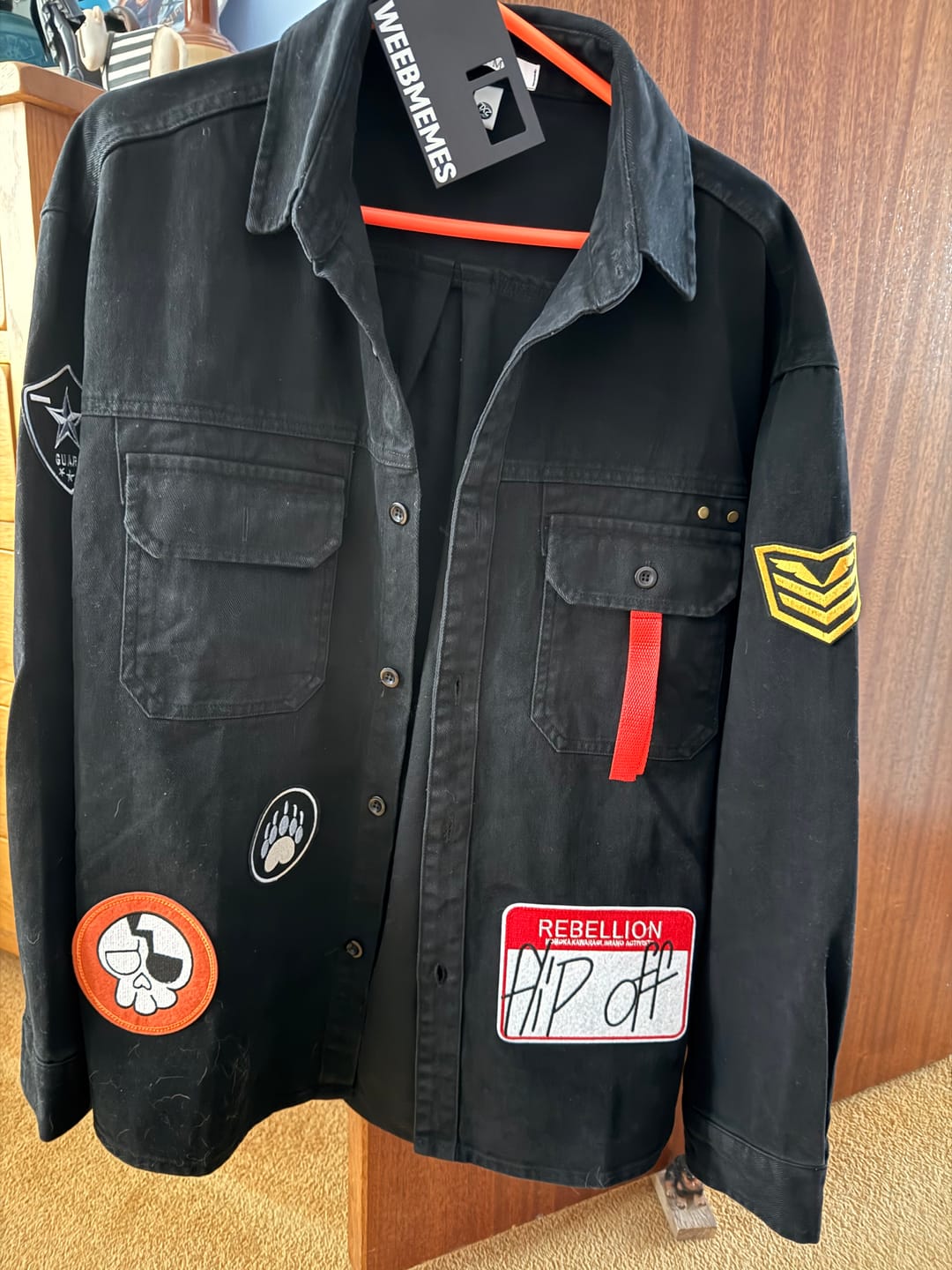 Customer photo review of Girls Band Cry Momoka Kawaragi Denim Coat