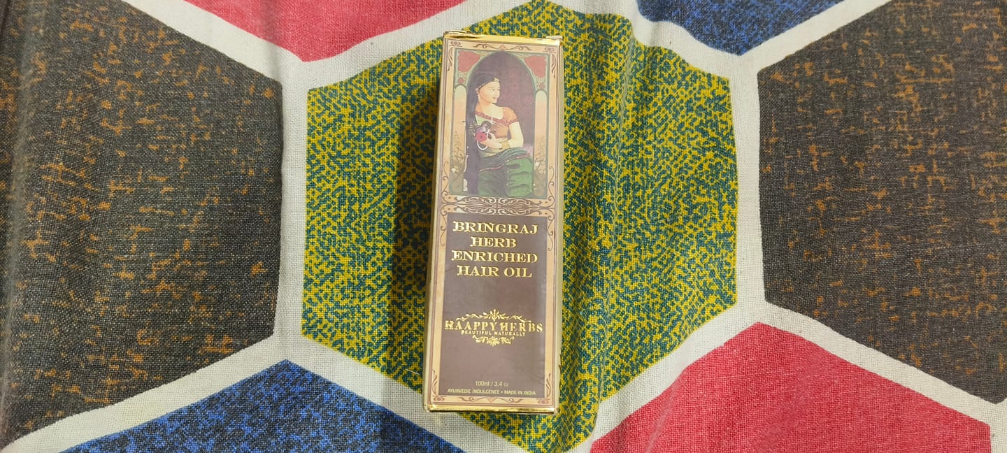 Customer photo review of Bhringraj Herb Enriched Hair Oil - 100 ml