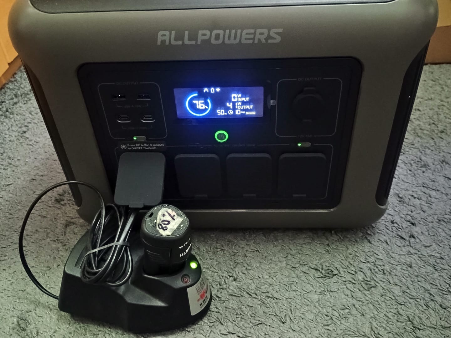 Customer photo review of ALLPOWERS R1500 Portable Power Station 1800W 1152Wh LiFeP04 Battery