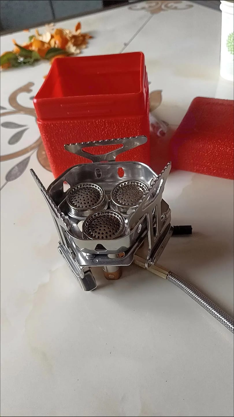 Customer photo review of Widesea 6800W Portable Camping Gas Stove – High-Power Outdoor Burner for Cooking & BBQ