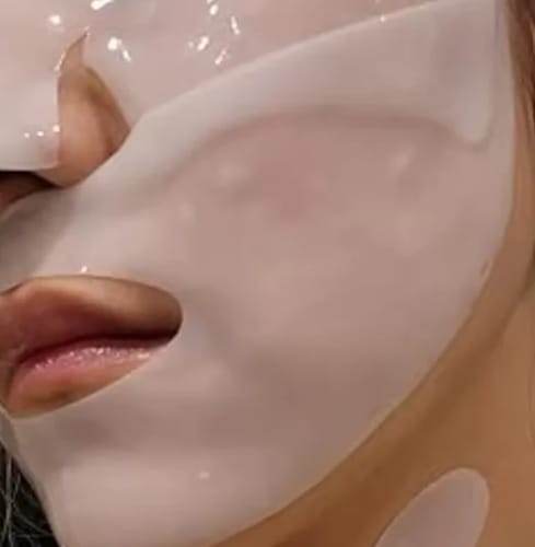 Customer photo review of LUMORA PDRN Renewal Infusion Mask 34ml x 4 sheets