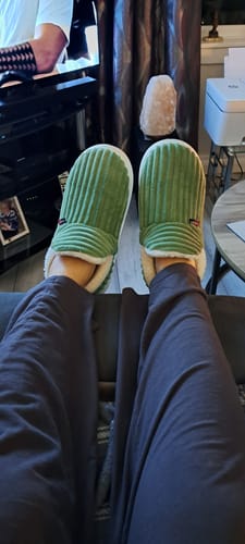 Customer photo review of Cozie Co Slippers