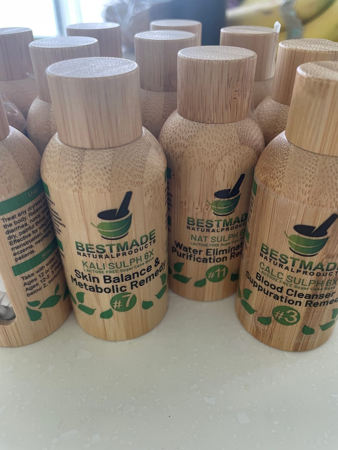 Customer photo review of Tissue Cell Salt Kit, Vegan & Lactose-free - All 12 Schussler Cell Salts, Boosts The Immune System, Provides Vital Cellular Nutrition, Easy to Use Remedy Chart | 12 Premium Bottles, 350 Pellets Each