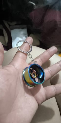 Customer photo review of Mini Wheel Keychains
